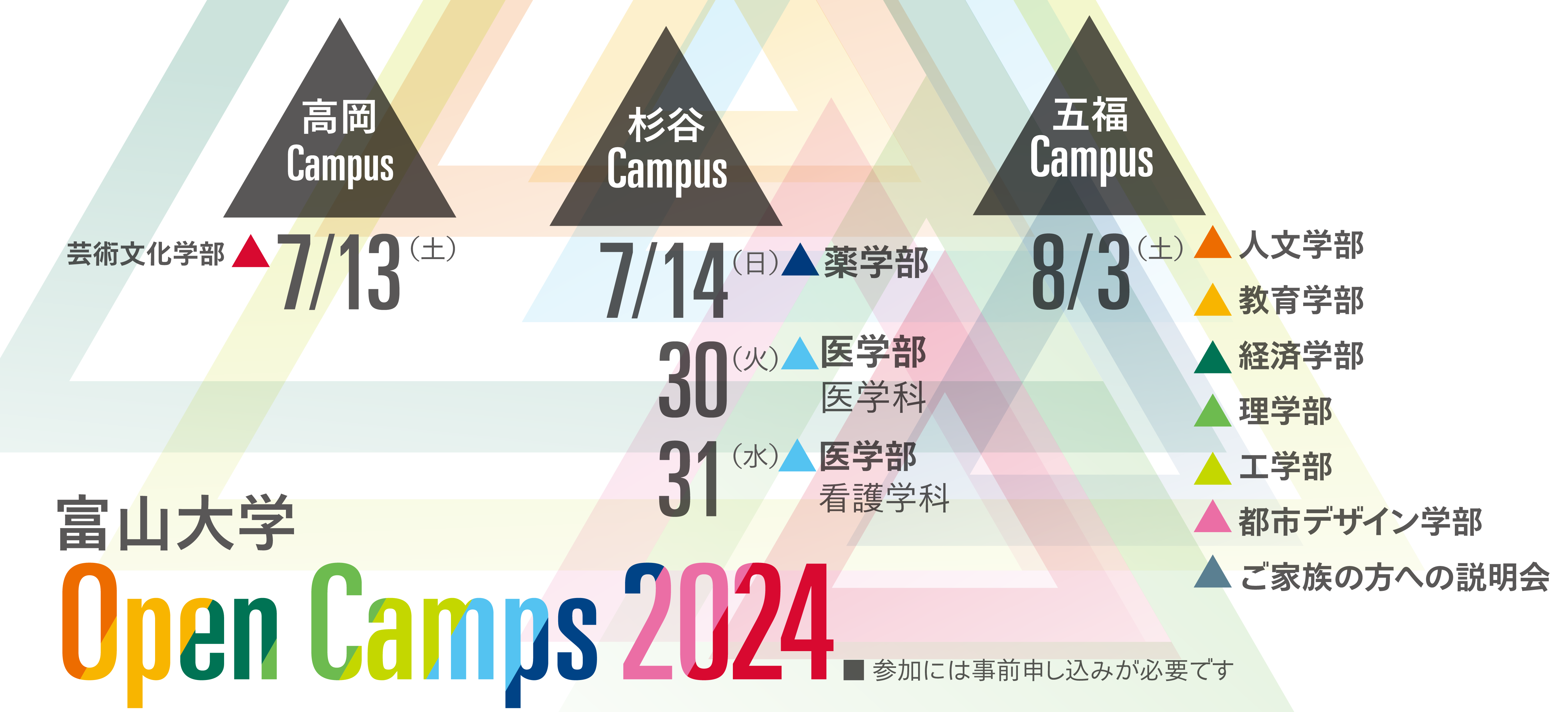 2024 富山大学 オープンキャンパス
